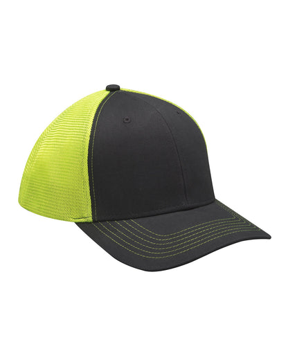 Adams Brushed Cotton/Soft Mesh Trucker Style Cap PR102