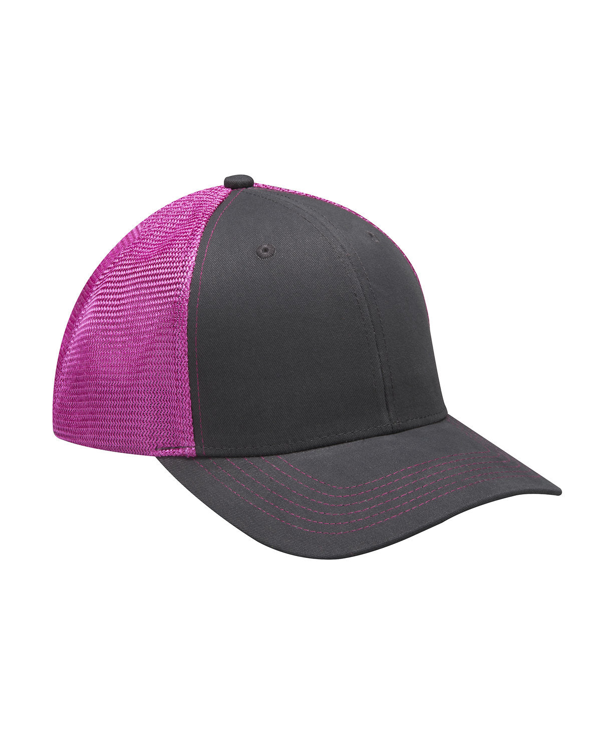 Adams Brushed Cotton/Soft Mesh Trucker Style Cap PR102