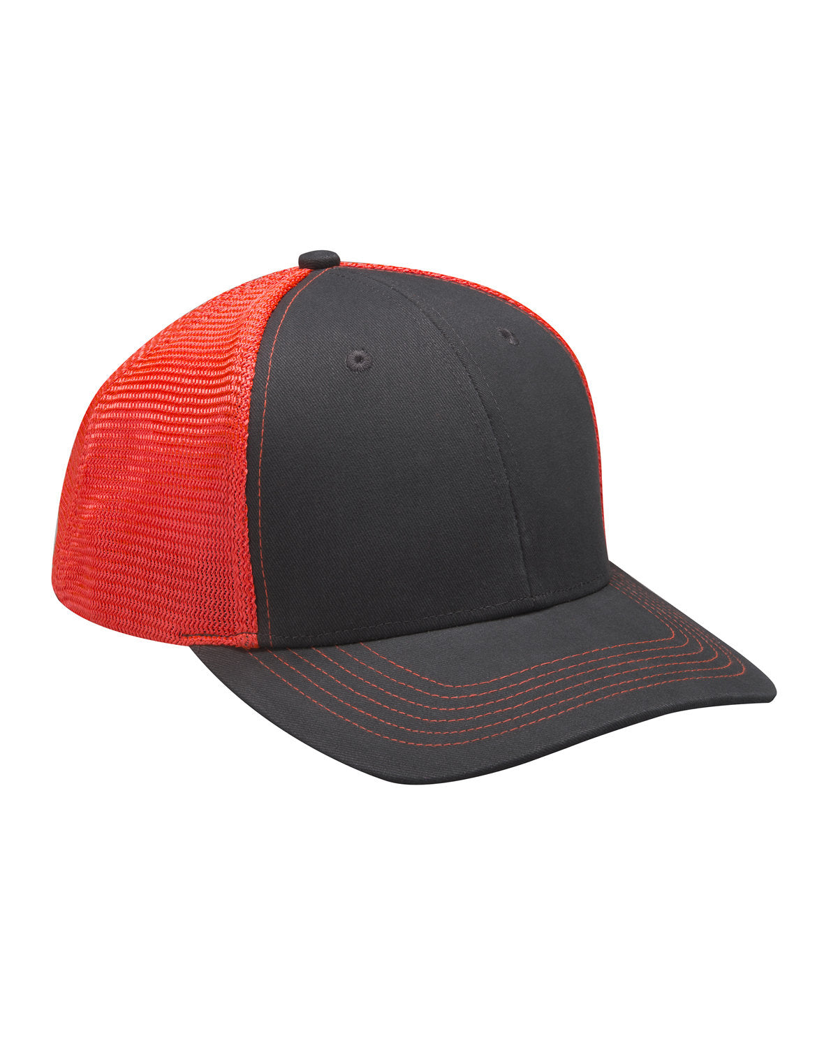 Adams Brushed Cotton/Soft Mesh Trucker Style Cap PR102