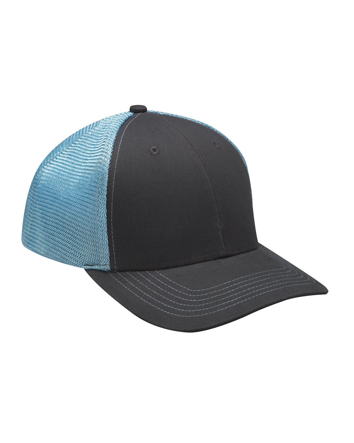 Adams Brushed Cotton/Soft Mesh Trucker Style Cap PR102