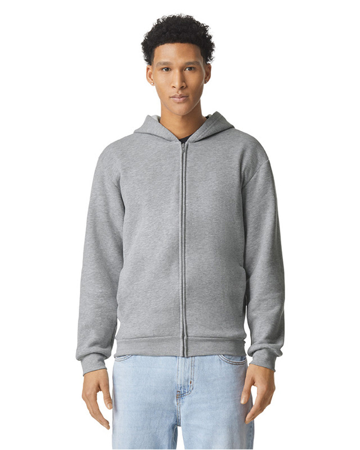 American Apparel ReFlex Fleece Unisex Full Zip Hoodie RF497