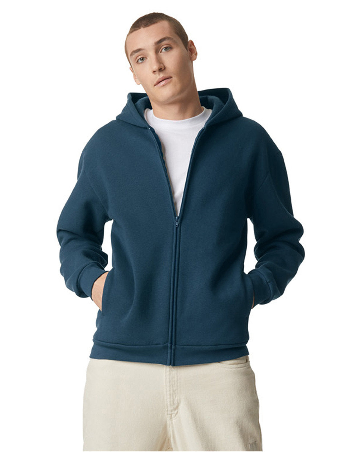 American Apparel ReFlex Fleece Unisex Full Zip Hoodie RF497