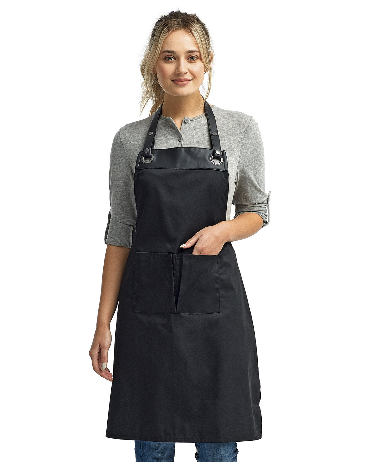 Artisan Collection by Reprime Espresso Bib Apron RP123