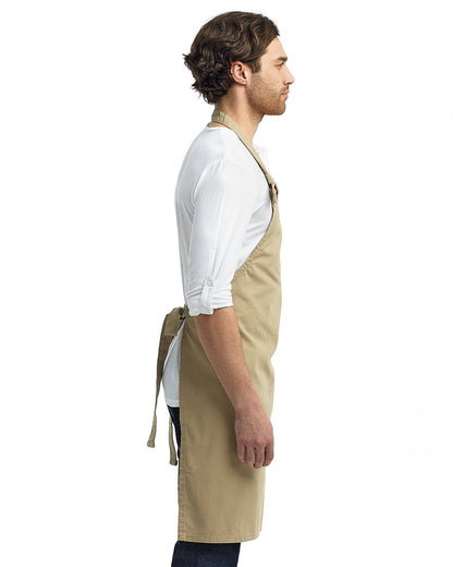 Artisan Collection by Reprime Unisex Calibre Heavy Cotton Canvas Bib Apron RP130