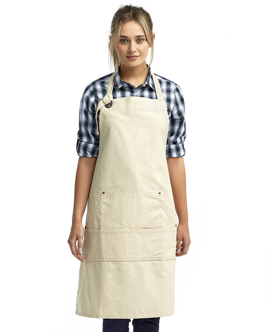 Artisan Collection by Reprime Unisex "Calibre" Heavy Cotton Canvas Pocket Apron RP137