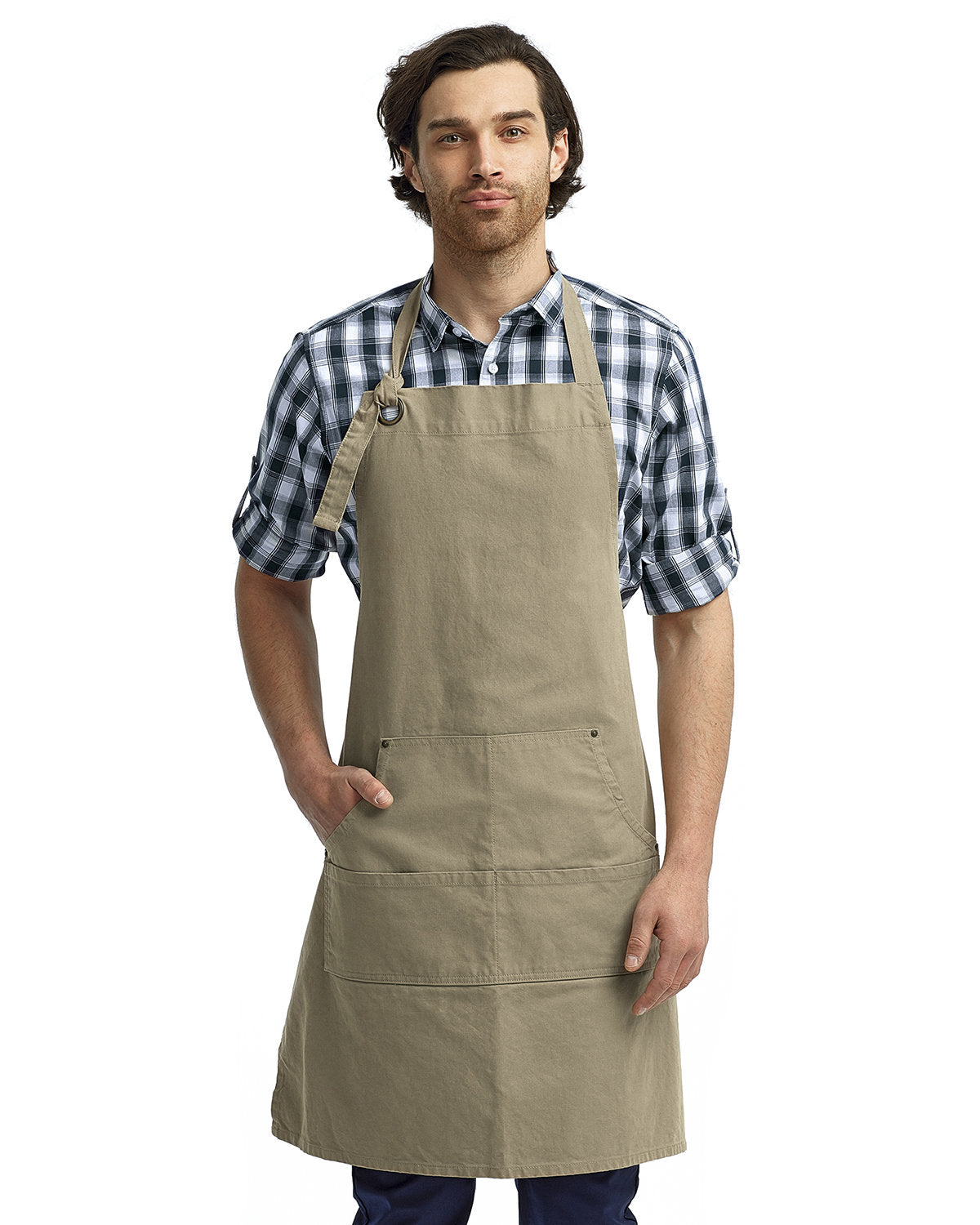 Artisan Collection by Reprime Unisex "Calibre" Heavy Cotton Canvas Pocket Apron RP137