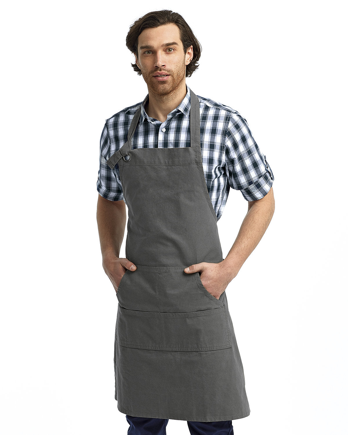 Artisan Collection by Reprime Unisex "Calibre" Heavy Cotton Canvas Pocket Apron RP137