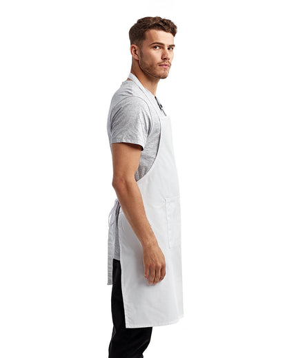 Artisan Collection by Reprime Unisex 'Colours' Recycled Bib Apron with Pocket RP154