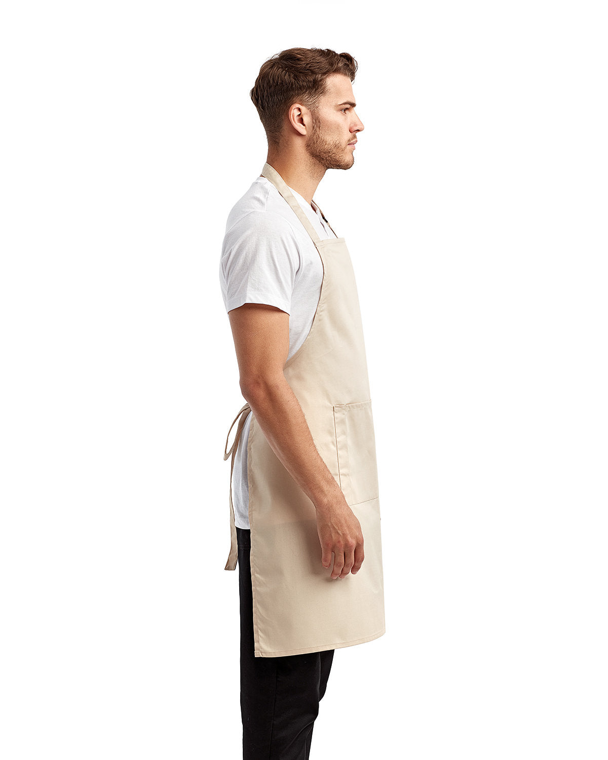 Artisan Collection by Reprime Unisex 'Colours' Recycled Bib Apron with Pocket RP154