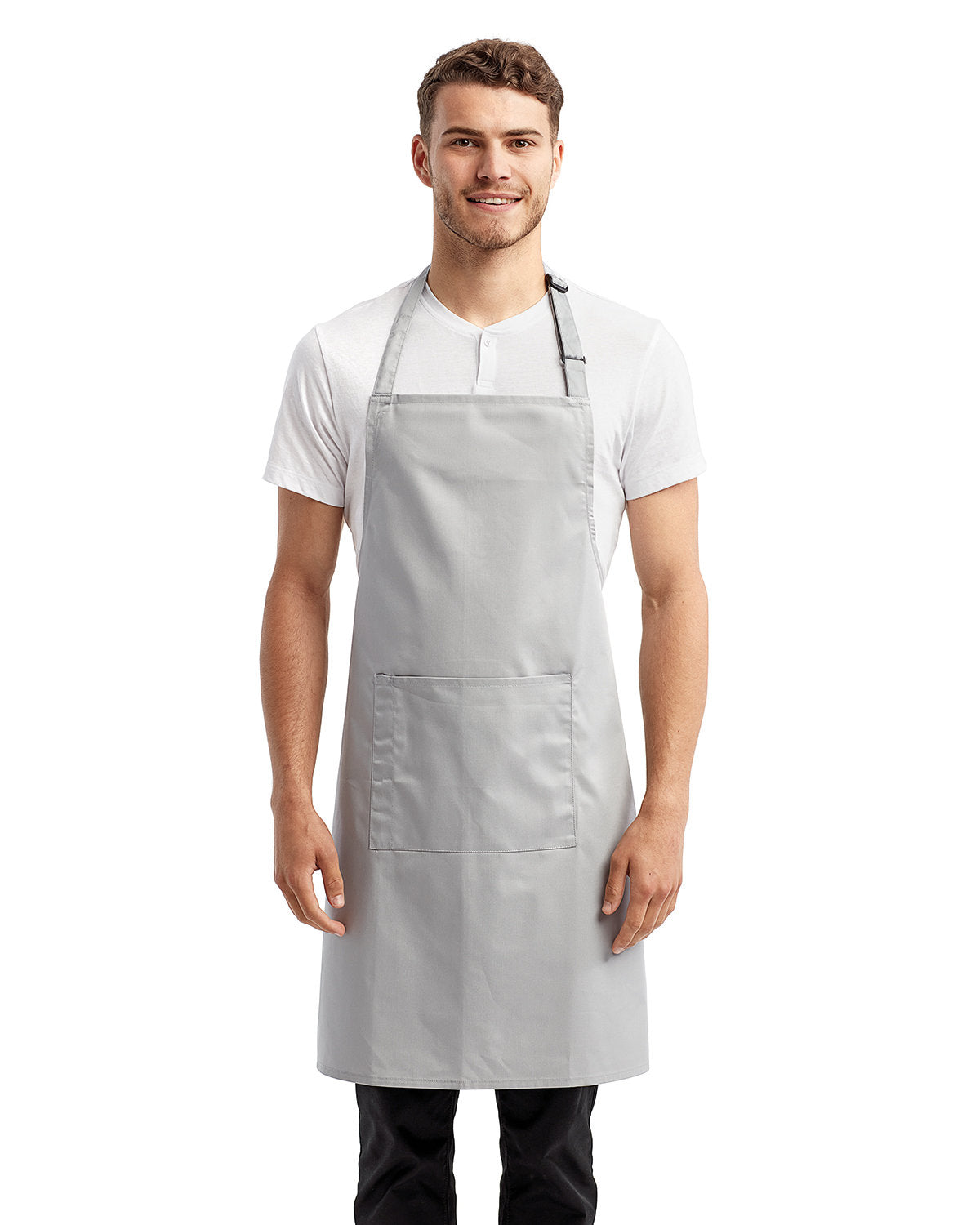 Artisan Collection by Reprime Unisex 'Colours' Recycled Bib Apron with Pocket RP154