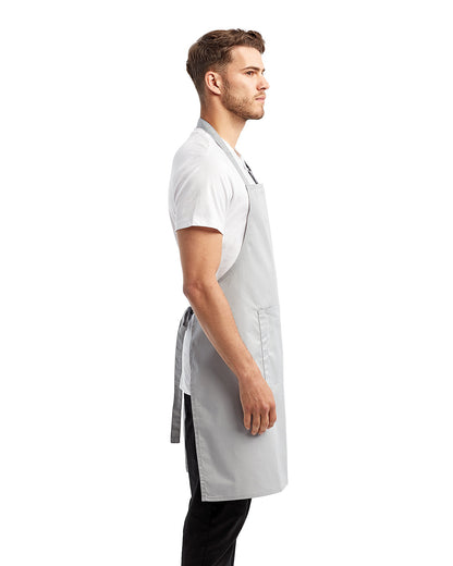 Artisan Collection by Reprime Unisex 'Colours' Recycled Bib Apron with Pocket RP154