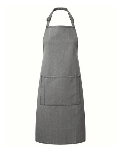 Artisan Collection by Reprime Unisex 'Colours' Recycled Bib Apron with Pocket RP154