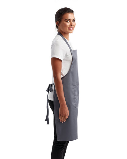 Artisan Collection by Reprime Unisex 'Colours' Recycled Bib Apron with Pocket RP154