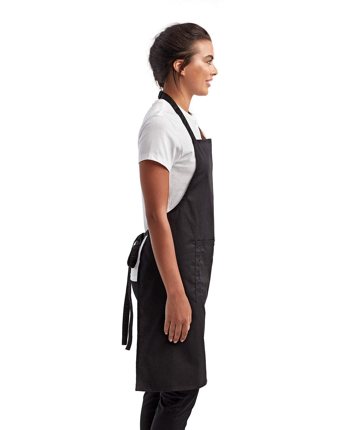 Artisan Collection by Reprime Unisex 'Colours' Recycled Bib Apron with Pocket RP154