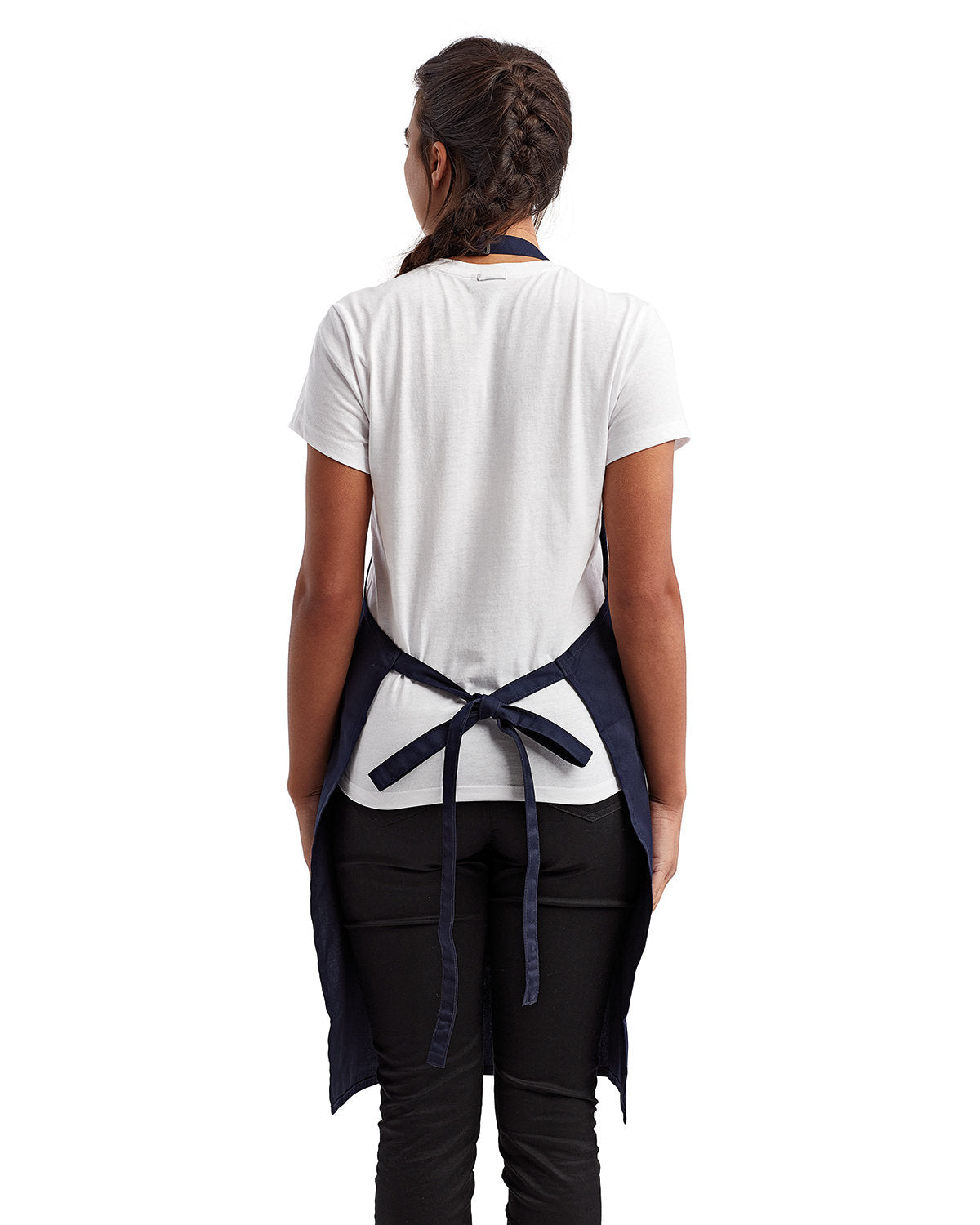 Artisan Collection by Reprime Unisex 'Colours' Recycled Bib Apron with Pocket RP154