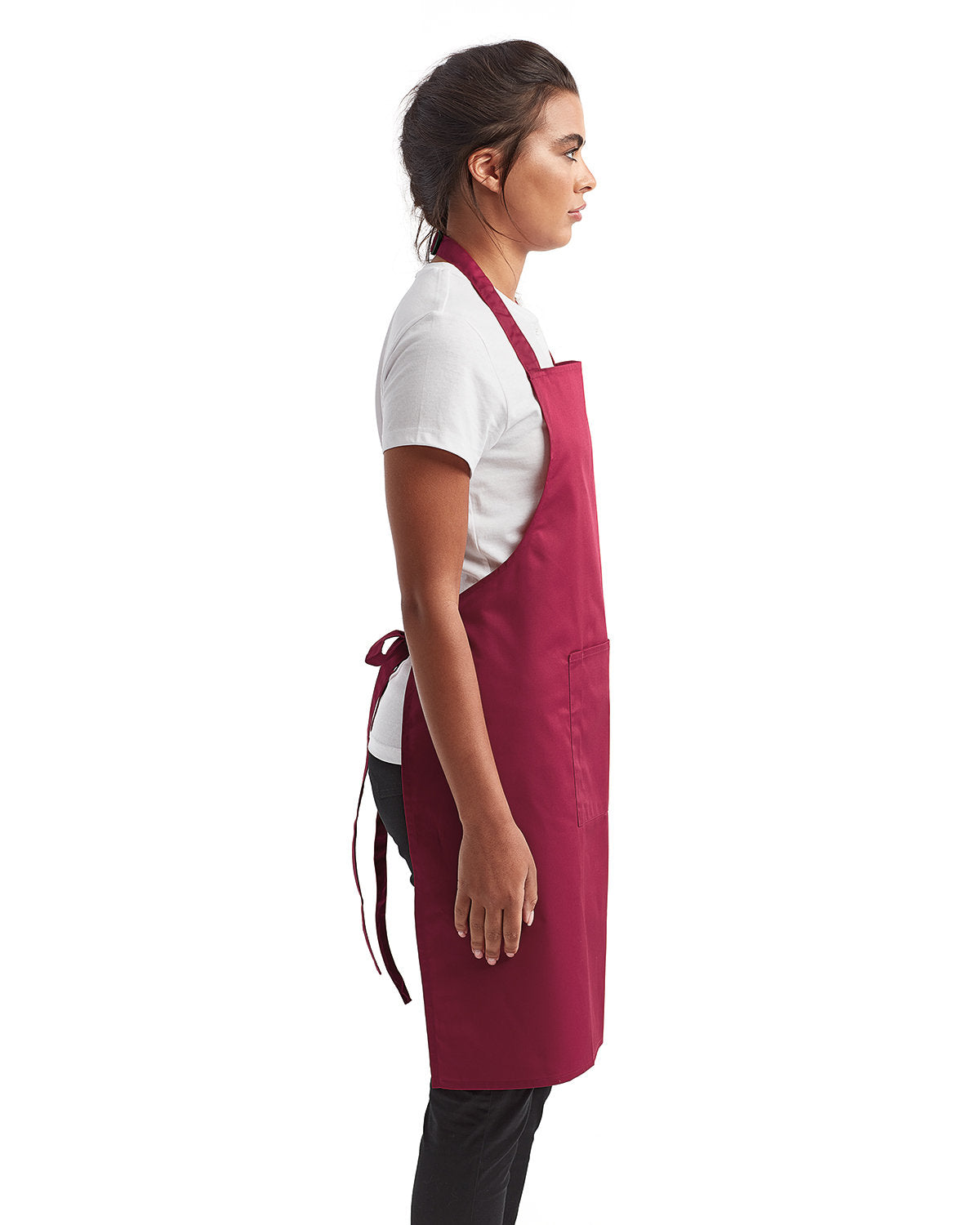 Artisan Collection by Reprime Unisex 'Colours' Recycled Bib Apron with Pocket RP154