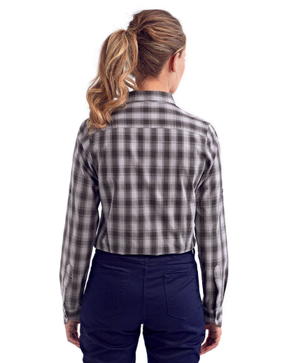 Artisan Collection by Reprime Ladies' Mulligan Check Long-Sleeve Cotton Shirt RP350