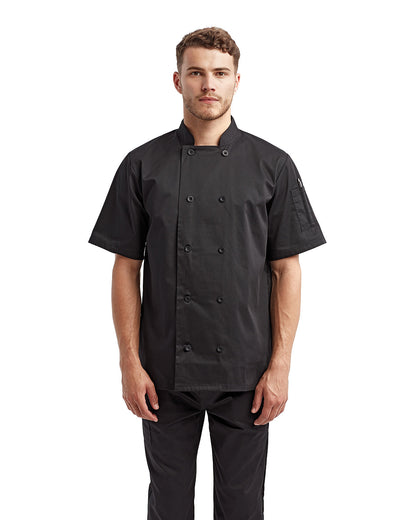 Artisan Collection by Reprime Unisex Short-Sleeve Recycled Chef's Coat RP656