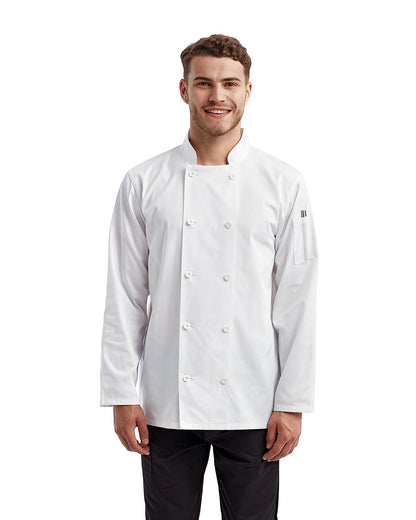 Artisan Collection by Reprime Unisex Long-Sleeve Recycled Chef's Coat RP657