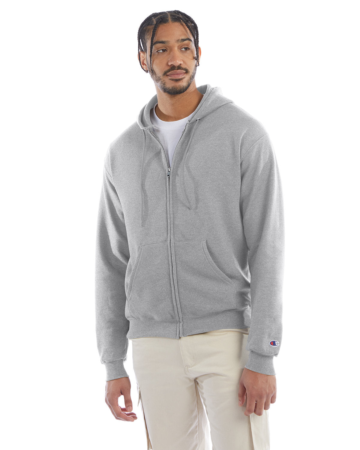 Champion Adult Powerblend® Full-Zip Hooded Sweatshirt S800