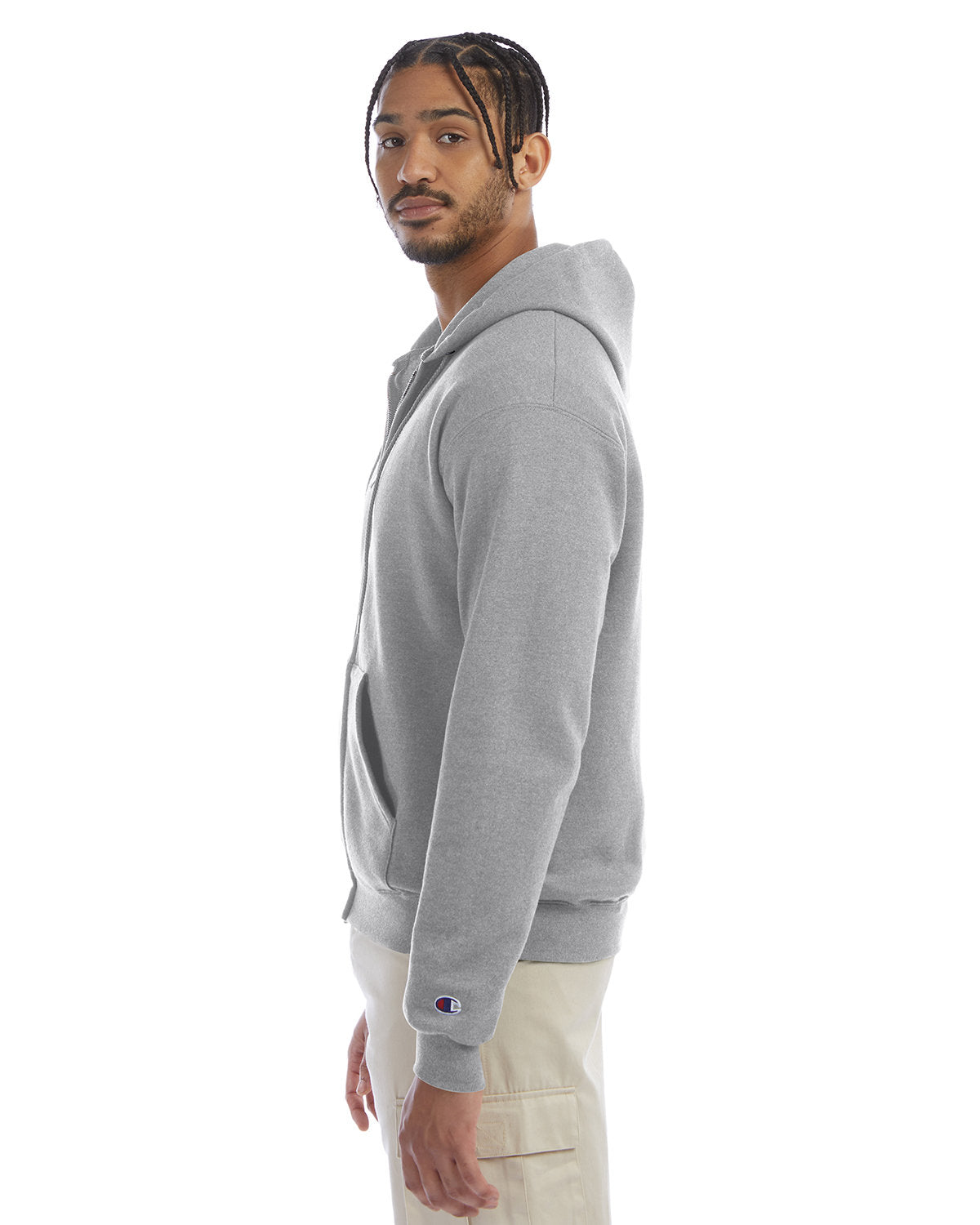 Champion Adult Powerblend® Full-Zip Hooded Sweatshirt S800