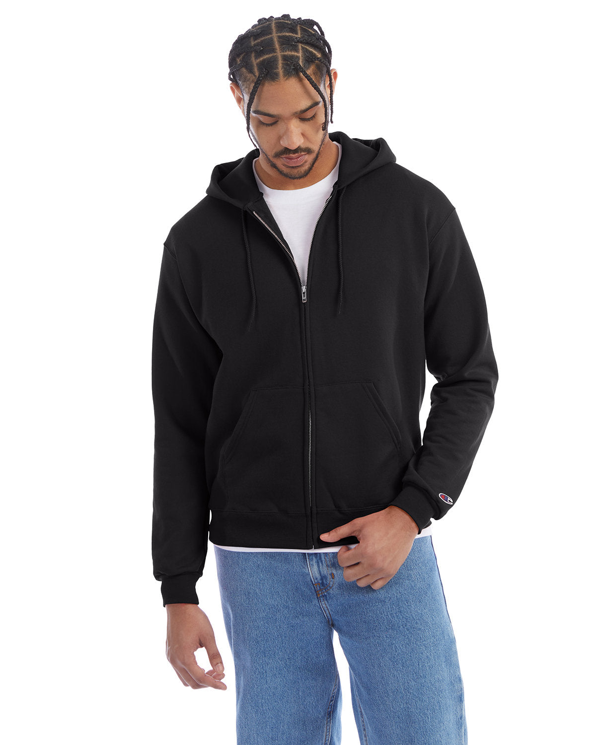 Champion Adult Powerblend® Full-Zip Hooded Sweatshirt S800