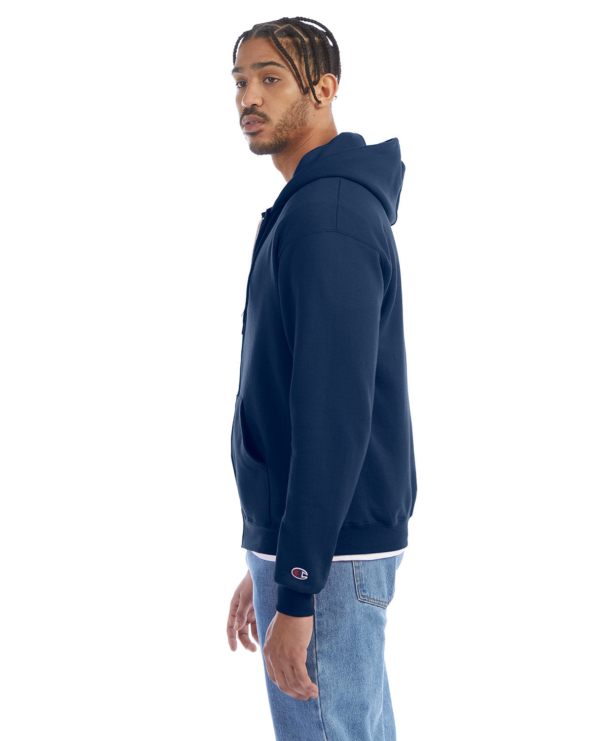Champion Adult Powerblend® Full-Zip Hooded Sweatshirt S800