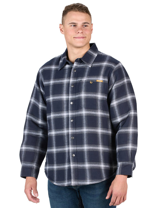 Berne Men's Heartland Sherpa-Lined Flannel Shirt Jacket SH77