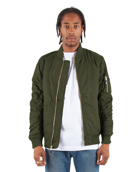 Shaka Wear Adult Bomber Jacket SHBJ