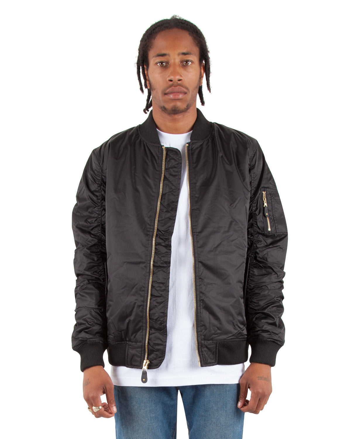 Shaka Wear Adult Bomber Jacket SHBJ