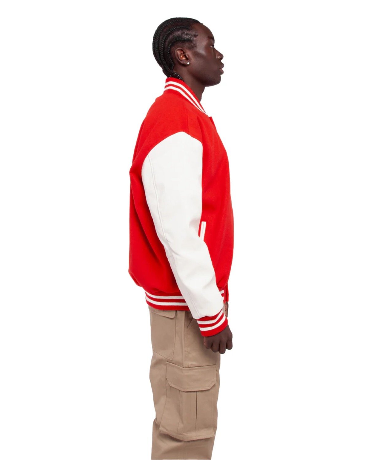 Shaka Wear Men's Letterman Jacket SHLLJ