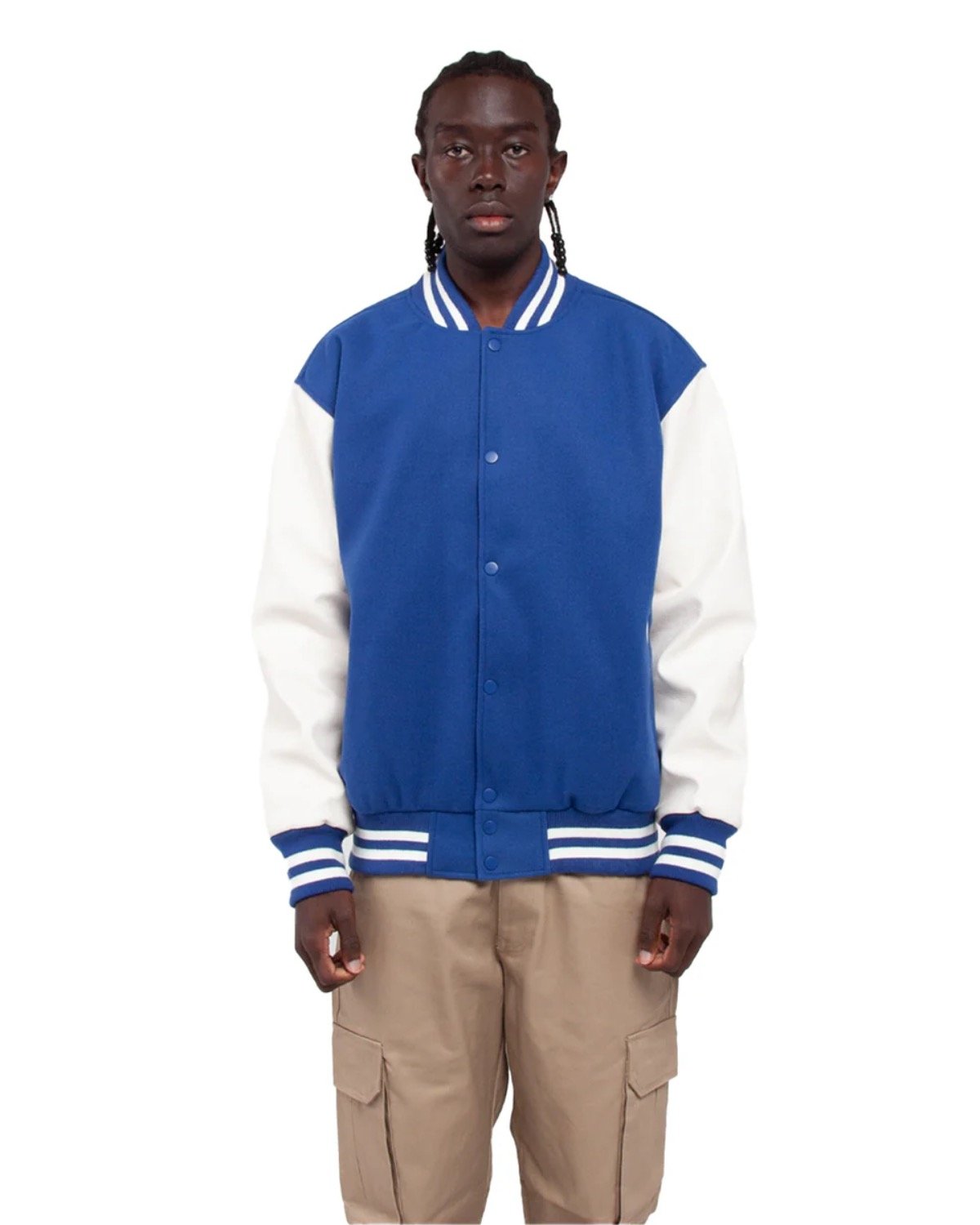 Shaka Wear Men's Letterman Jacket SHLLJ