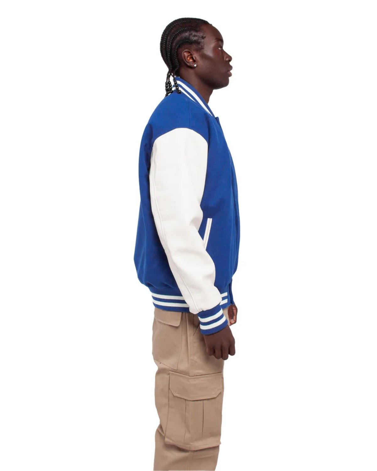 Shaka Wear Men's Letterman Jacket SHLLJ