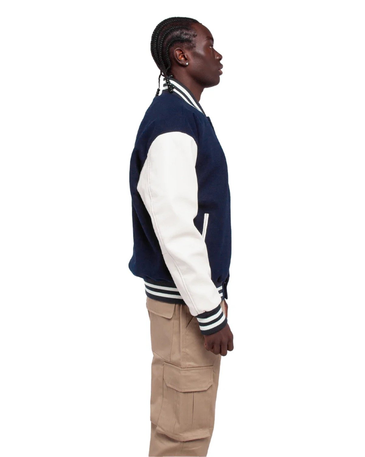 Shaka Wear Men's Letterman Jacket SHLLJ