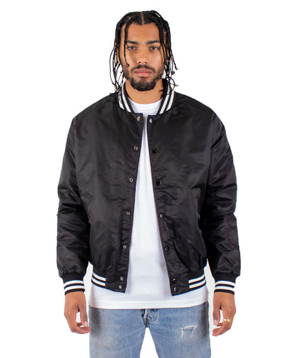 Shaka Wear Men's Varsity Bomber Jacket SHVBJ