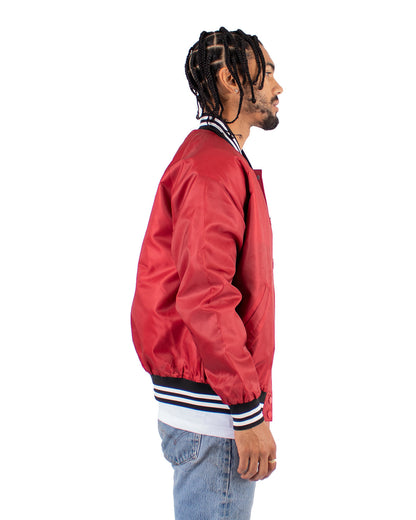 Shaka Wear Men's Varsity Bomber Jacket SHVBJ