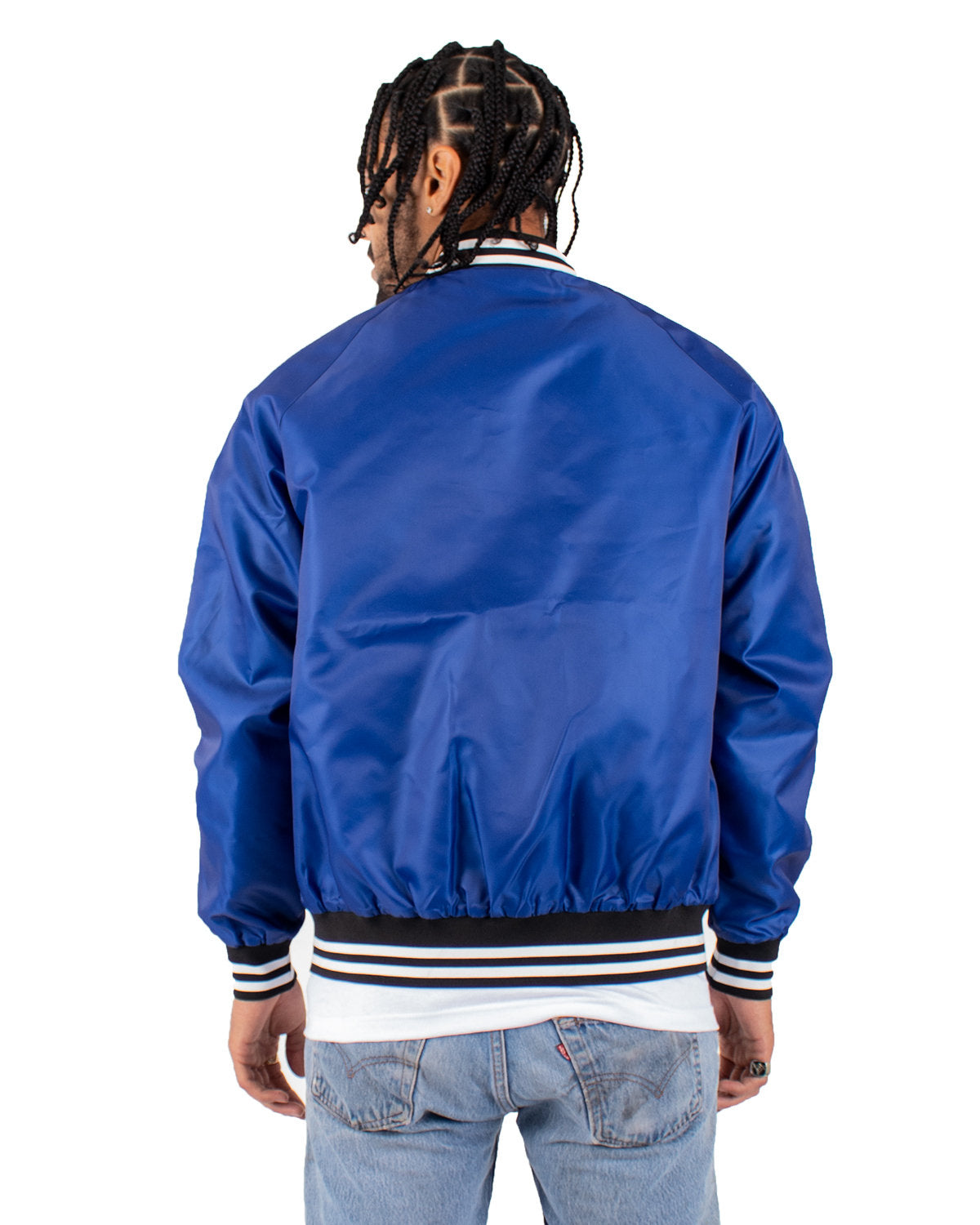 Shaka Wear Men's Varsity Bomber Jacket SHVBJ