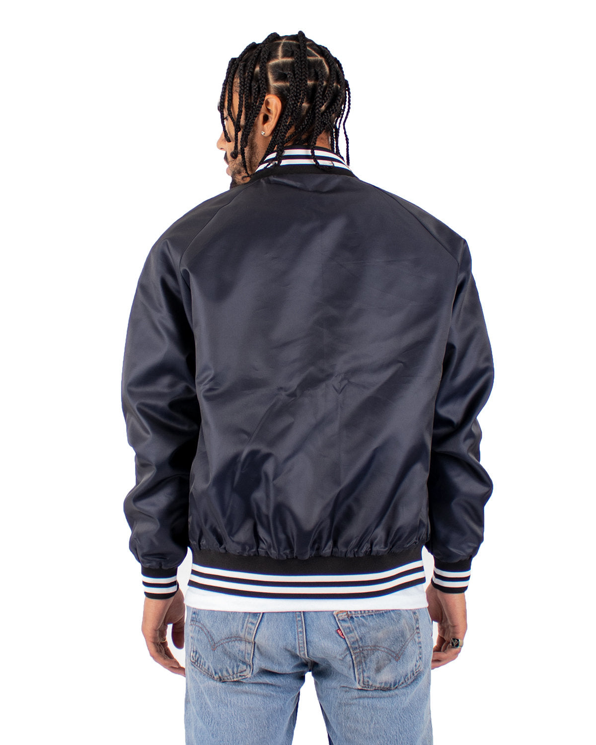 Shaka Wear Men's Varsity Bomber Jacket SHVBJ