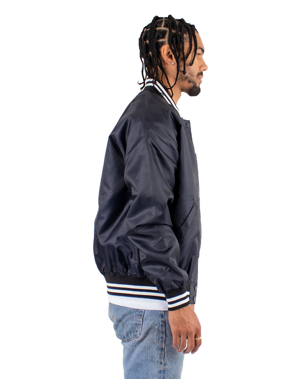 Shaka Wear Men's Varsity Bomber Jacket SHVBJ