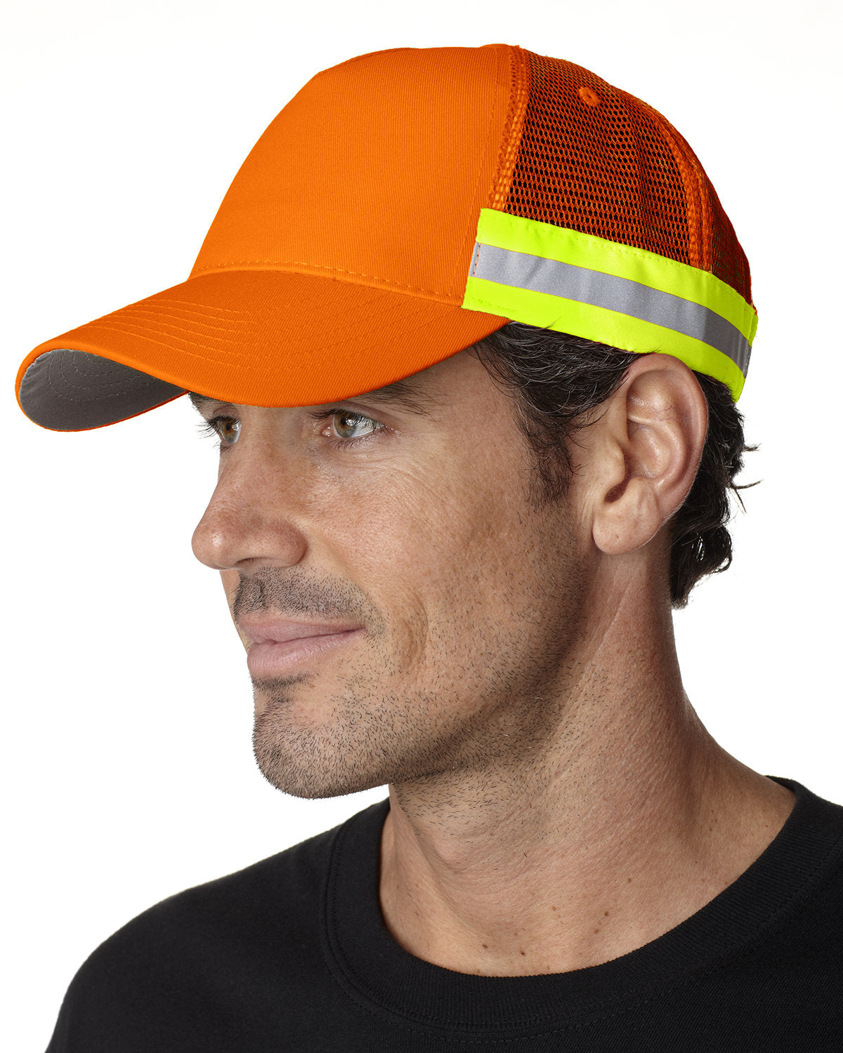 Adams Trucker Reflector High-Visibility Constructed Cap TR102