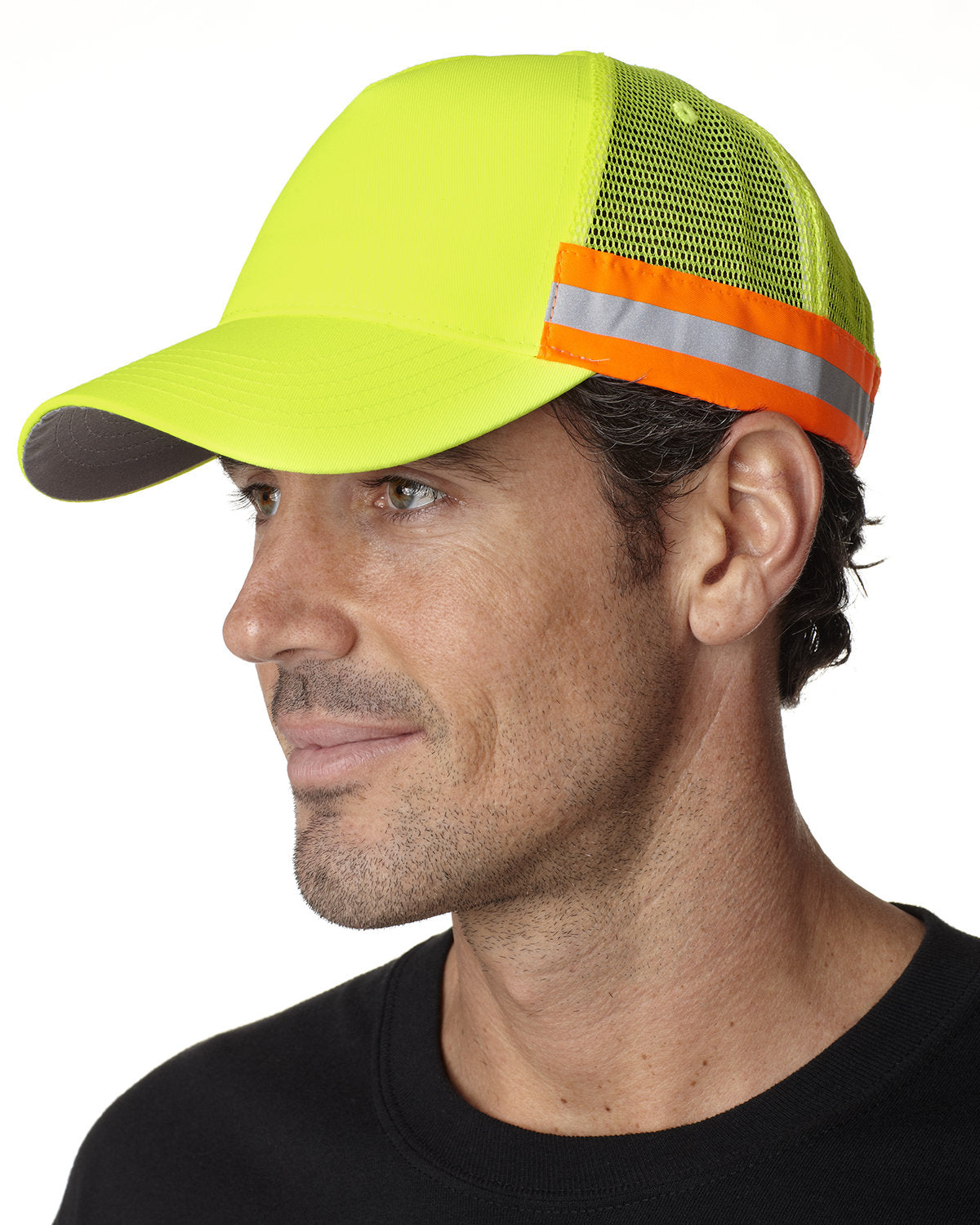 Adams Trucker Reflector High-Visibility Constructed Cap TR102