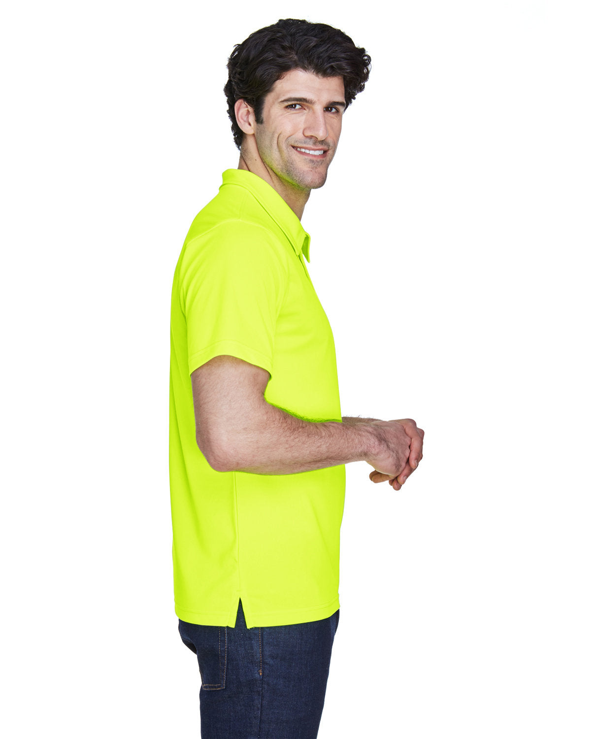 Team 365 Men's Command Snag Protection Polo TT21 SAFETY YELLOW