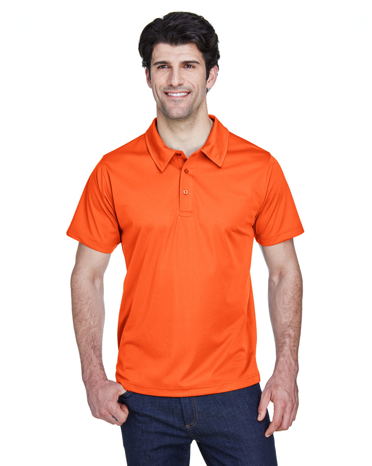 Team 365 Men's Command Snag Protection Polo TT21 SPORT ORANGE