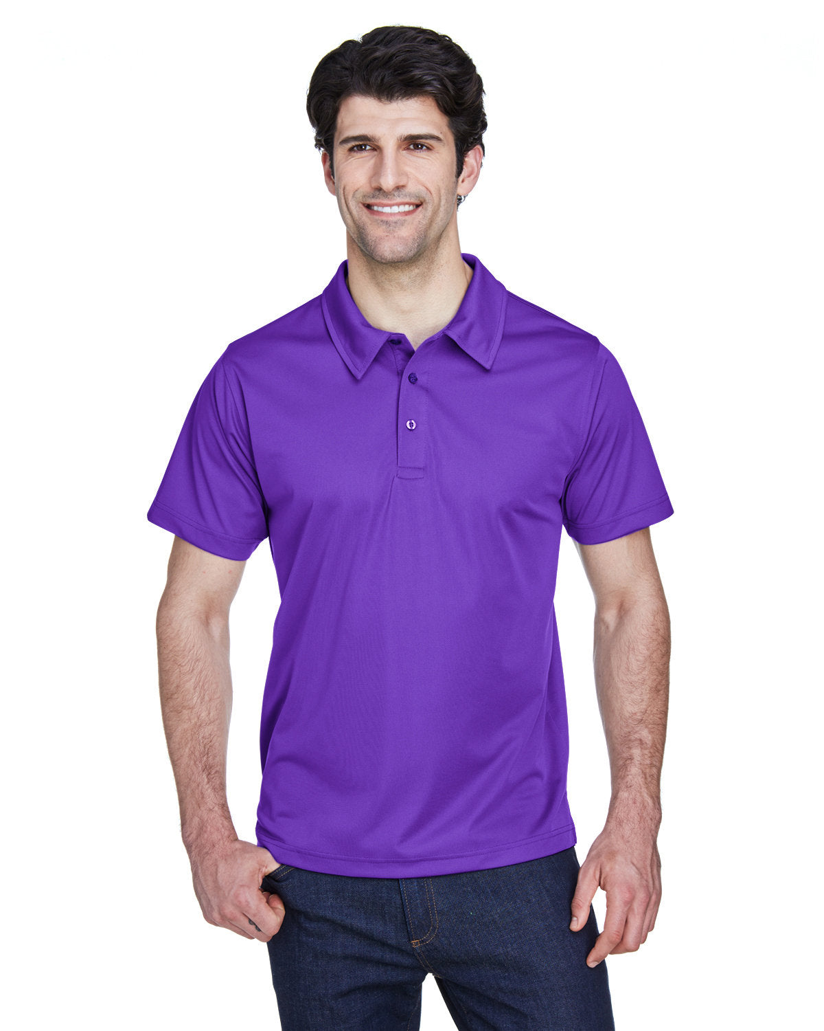 Team 365 Men's Command Snag Protection Polo TT21 SPORT PURPLE