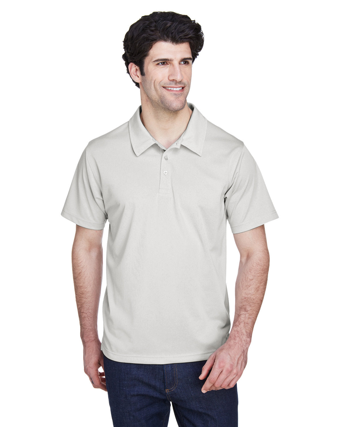 Team 365 Men's Command Snag Protection Polo TT21 SPORT SILVER