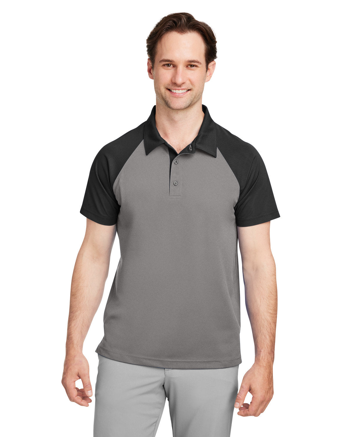 Team 365 Men's Command Snag-Protection Colorblock Polo TT21C