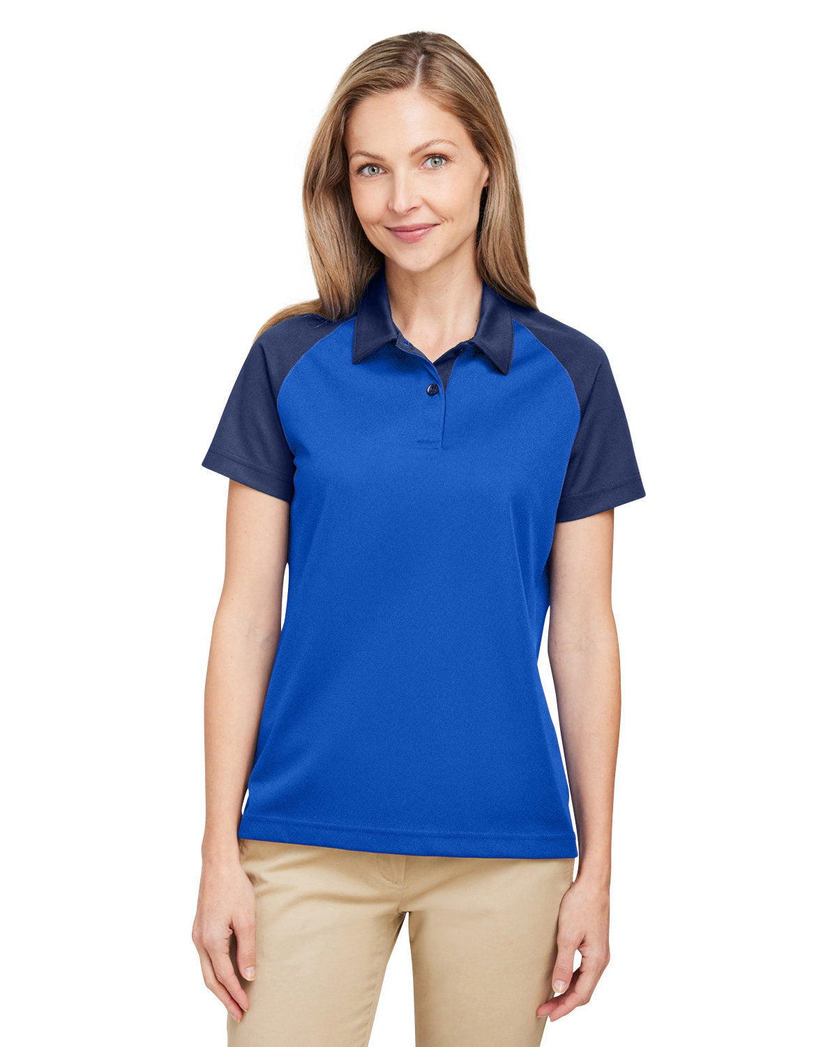 Team 365 Ladies' Command Snag-Protection Colorblock Polo TT21CW