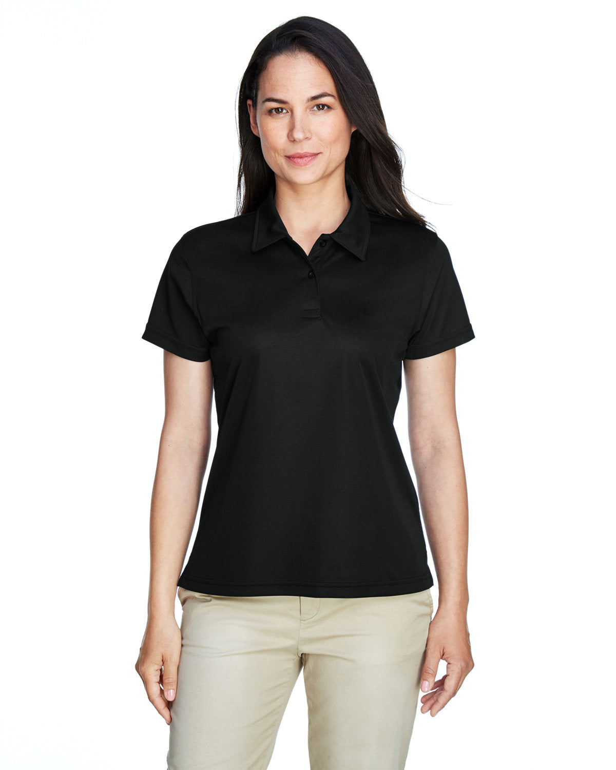 Team 365 Ladies' Command Snag Protection Polo TT21W BLACK