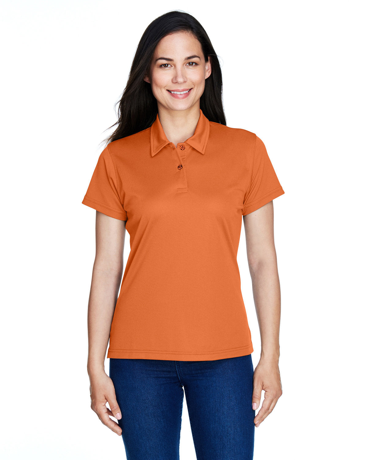 Team 365 Ladies' Command Snag Protection Polo TT21W SPRT BURNT ORNGE