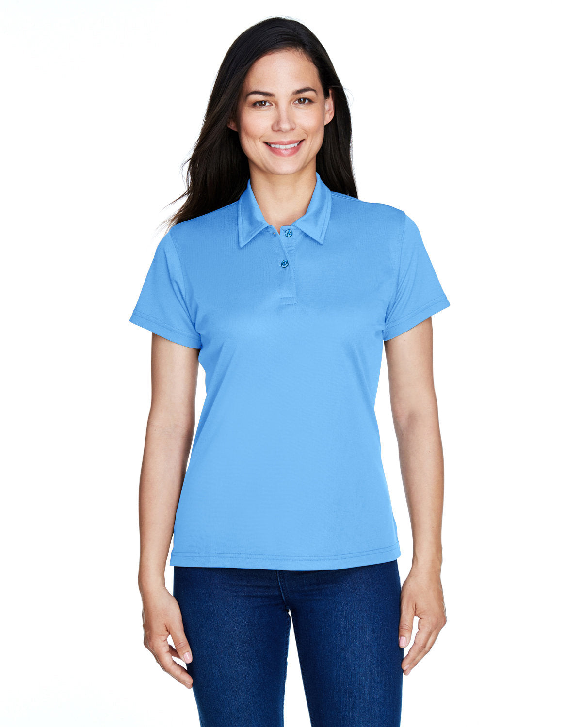 Team 365 Ladies' Command Snag Protection Polo TT21W SPORT LIGHT BLUE